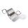 Strickfingerhut Norweger MET silberfarbig