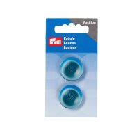Knopf 4-Loch Jacke 23 mm aqua