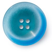 Knopf 4-Loch Jacke 23 mm aqua