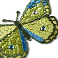 Applikation Schmetterling kiwi