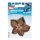 Applikation Blume braun Organza mit Pailletten