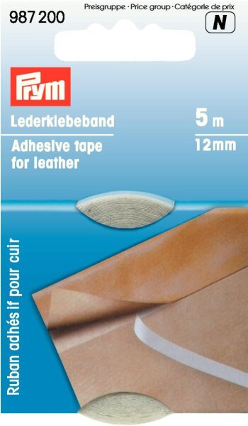 5m Lederklebeband 12 mm