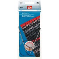 Rundstricknadeln MS 40 cm 2,50 mm silberfarbig