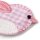 Applikation Vogel rosa
