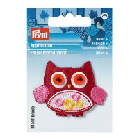 Applikation Eule rot