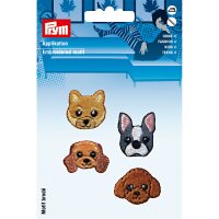 Applikation Hundegesichter selbstkl./aufb.
