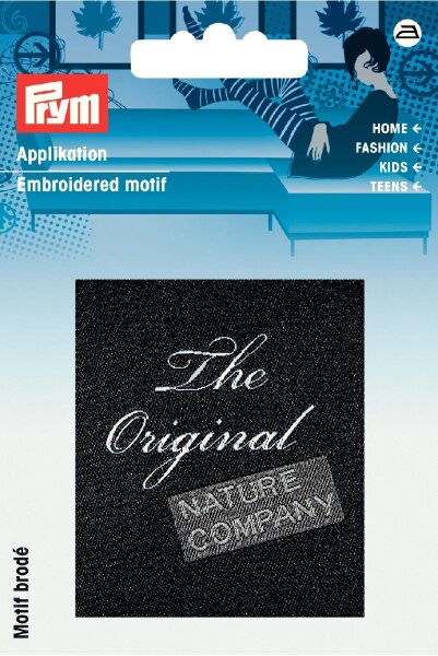 Applikation Label The Original schwarz