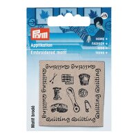 Applikation Exklusiv Handmade Label Quilten Nostalgie