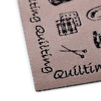 Applikation Exklusiv Handmade Label Quilten Nostalgie
