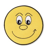 Applikation Gesicht lachend gelb