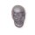 Knopf Ösen, Totenkopf 15mm, silber