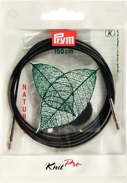 Seil & Zubehör für Rundstricknadel NATURAL 150 cm