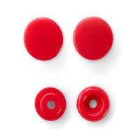 NF Druckkn Color Snaps rund 12,4mm rot