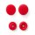 NF Druckkn Color Snaps rund 12,4mm rot