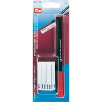 24 Wäscheetiketten + Markierstift rot