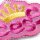 Applikation Princess pink
