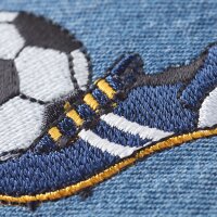 Applikation Patch rechteckig Fußball