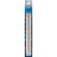 Strumpfstricknadeln KST 20 cm 8,00 mm grau