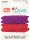 Prym Love Rüschen-Elastic 16mm rot/fuchsia 2x1m