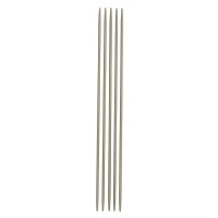 Strumpfstricknadeln ALU 15 cm 2,00 mm grau