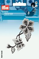 Applikation selbstklebend/aufbügelbar Blumenranke...