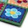 Applikation Patch 4 Blumen eckig