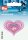 Applikation Herz klein rose/pink