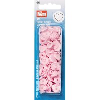 NF Druckkn Color Snaps Herz rosa