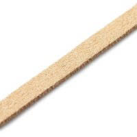 Lederbandimitat 4 mm beige