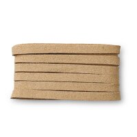 Lederbandimitat 4 mm beige