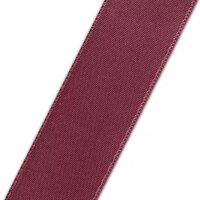 Satinband 25 mm bordeaux