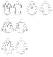 M7357 Damen Top, Schnittmuster von McCalls