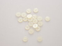 150238 Modeknopf, weiss, Größe 14, Dill