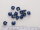181152 Buchstaben- u. Zahlenknopf, blau, Dill
