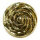 190507 Metallknopf, altgold, Größe 10, Dill