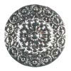 220526 Metallknopf, altsilber, Größe 18, Dill