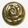 280655 Vollmetallknopf, altgold, Größe 15, Dill