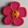 340555 Kinderknopf, rosa, Größe 28, Dill