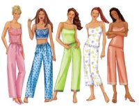 B6883 Butterick Schnittmuster Damen Top, Nachthemd und...