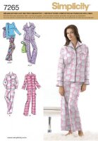 Schnittmuster Simplicity 7265 Schlafanzug