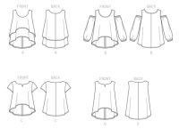 B6355 Damen Top, Butterick