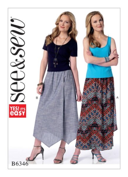 B6346 Damen Röcke, Butterick