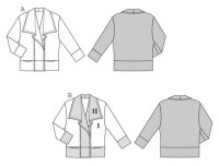 Schnittmuster Jacke - Burda 7935 OFP