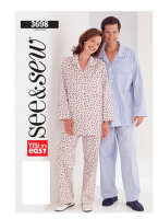 Butterick B3698 Unisex Top, Hose Schnittmuster OFP