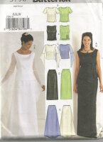Butterick B3756 Top, Rock Schnittmuster OFP