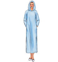 Butterick B4038 Freizeitanzug,  Robe, Top, Hose und Bettdecke OFP