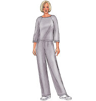Butterick B4038 Freizeitanzug,  Robe, Top, Hose und Bettdecke OFP
