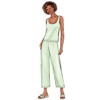 Butterick B4038 Freizeitanzug,  Robe, Top, Hose und Bettdecke OFP