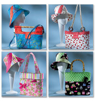 Butterick B4532 Handtaschen, Taschen und Hut...