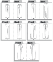 Butterick B4662 Hose Schnittmuster OFP